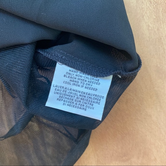 Black Sheer Beaded Sparkly Ralph Lauren Denim & Supply Tank Size xs - Picture 7 of 8